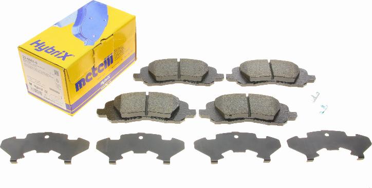 Metelli 22-0861-0 - Тормозные колодки, дисковые, комплект abcparts.ee