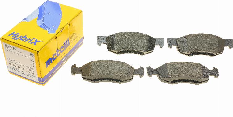 Metelli 22-0802-0 - Тормозные колодки, дисковые, комплект abcparts.ee