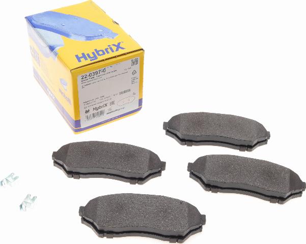 Metelli 22-0397-0 - Тормозные колодки, дисковые, комплект abcparts.ee