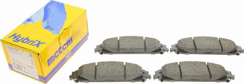 Metelli 22-0717-0 - Тормозные колодки, дисковые, комплект abcparts.ee