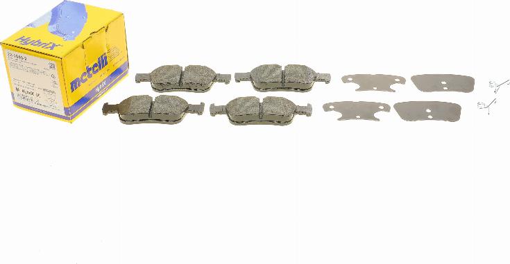 Metelli 22-1040-2 - Тормозные колодки, дисковые, комплект abcparts.ee