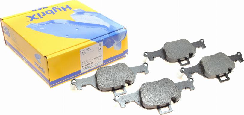 Metelli 22-1145-0 - Тормозные колодки, дисковые, комплект abcparts.ee