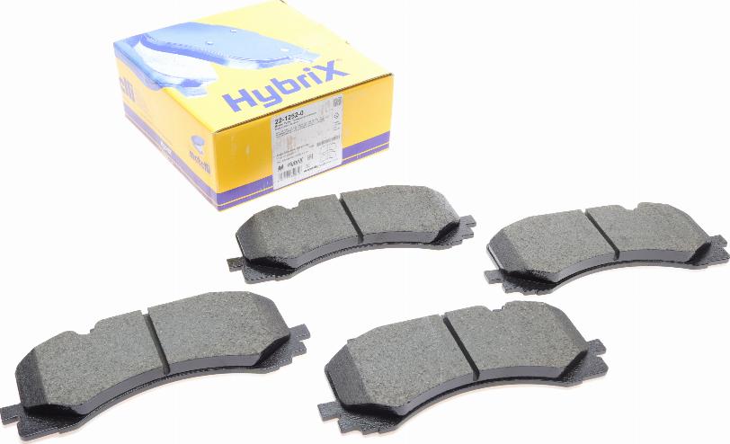 Metelli 22-1252-0 - Тормозные колодки, дисковые, комплект abcparts.ee