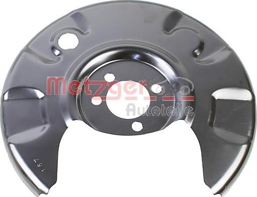 Metzger 6115435 - Отражатель, защита, тормозной диск abcparts.ee