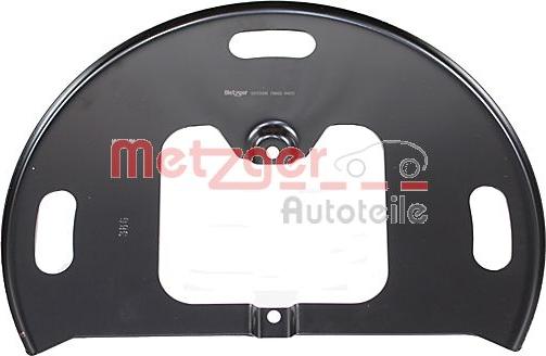 Metzger 6115506 - Отражатель, защита, тормозной диск abcparts.ee