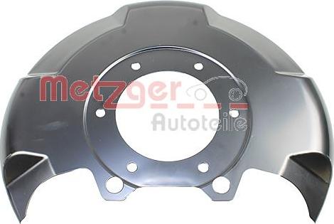 Metzger 6115335 - Отражатель, защита, тормозной диск abcparts.ee
