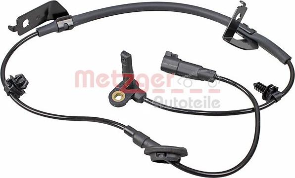 Metzger 09001458 - ABS датчик, частота вращения колеса abcparts.ee