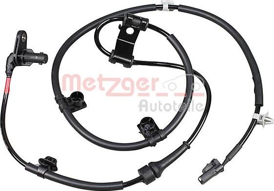 Metzger 09001423 - ABS датчик, частота вращения колеса abcparts.ee
