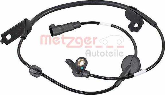 Metzger 09001234 - ABS датчик, частота вращения колеса abcparts.ee