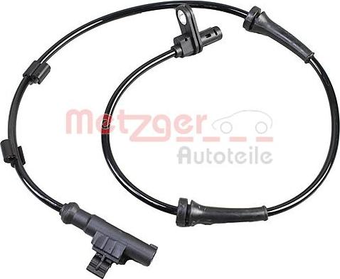 Metzger 09001230 - ABS датчик, частота вращения колеса abcparts.ee