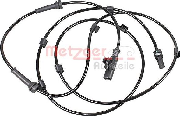 Metzger 09001232 - ABS датчик, частота вращения колеса abcparts.ee