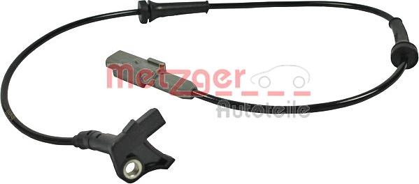 Metzger 0900207 - ABS датчик, частота вращения колеса abcparts.ee