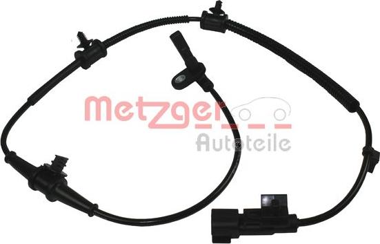 Metzger 0900770 - ABS датчик, частота вращения колеса abcparts.ee