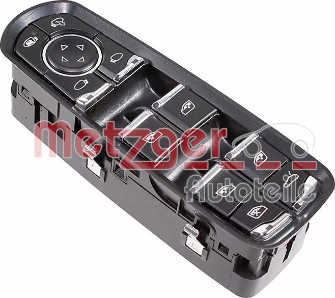 Metzger 09161008 - Выключатель, стеклоподъемник abcparts.ee