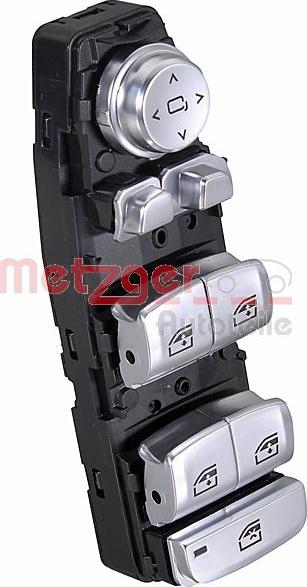 Metzger 09161160 - Выключатель, стеклоподъемник abcparts.ee