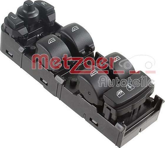 Metzger 09161167 - Выключатель, стеклоподъемник abcparts.ee