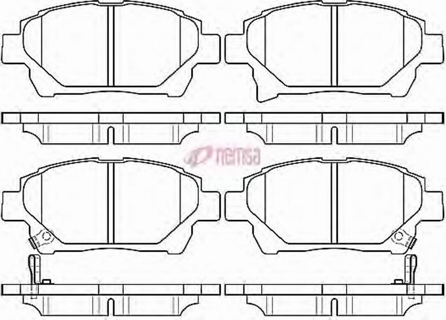 Metzger 0971.12 - Тормозные колодки, дисковые, комплект abcparts.ee
