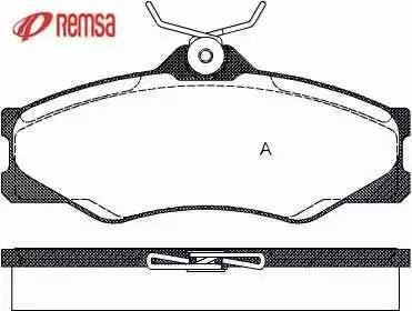 Automotor France PBP2393 - Тормозные колодки, дисковые, комплект abcparts.ee