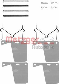 Metzger 109-0960 - Комплектующие для колодок дискового тормоза abcparts.ee