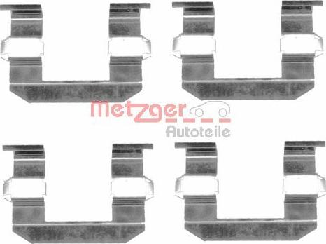 Metzger 109-1645 - Комплектующие для колодок дискового тормоза abcparts.ee
