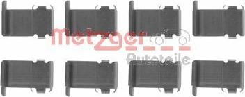 Metzger 109-1162 - Комплектующие для колодок дискового тормоза abcparts.ee