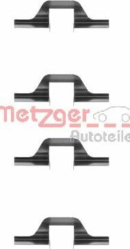 Metzger 109-1263 - Комплектующие для колодок дискового тормоза abcparts.ee