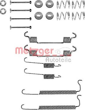 Metzger 105-0849 - Комплектующие, барабанный тормозной механизм abcparts.ee