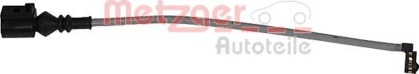 Metzger 1190390 - Сигнализатор, износ тормозных колодок abcparts.ee