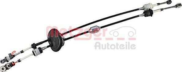 Metzger 3150075 - Трос, наконечник, ступенчатая коробка передач abcparts.ee