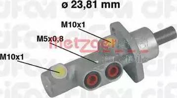 Metzger 202-452 - Главный тормозной цилиндр abcparts.ee