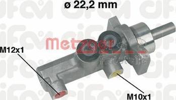 Metzger 202-381 - Главный тормозной цилиндр abcparts.ee