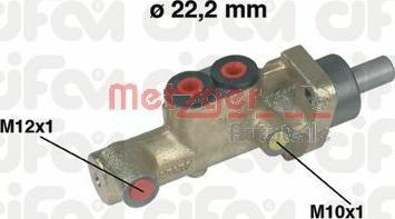 Metzger 202-246 - Главный тормозной цилиндр abcparts.ee