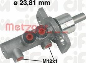 Metzger 202-260 - Главный тормозной цилиндр abcparts.ee