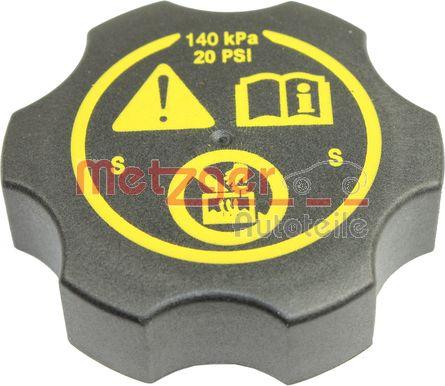 Metzger 2140114 - Крышка, резервуар охлаждающей жидкости abcparts.ee