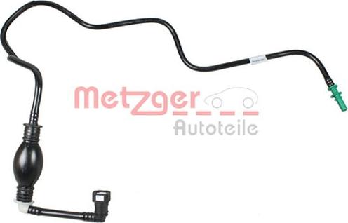 Metzger 2150025 - Топливопровод abcparts.ee
