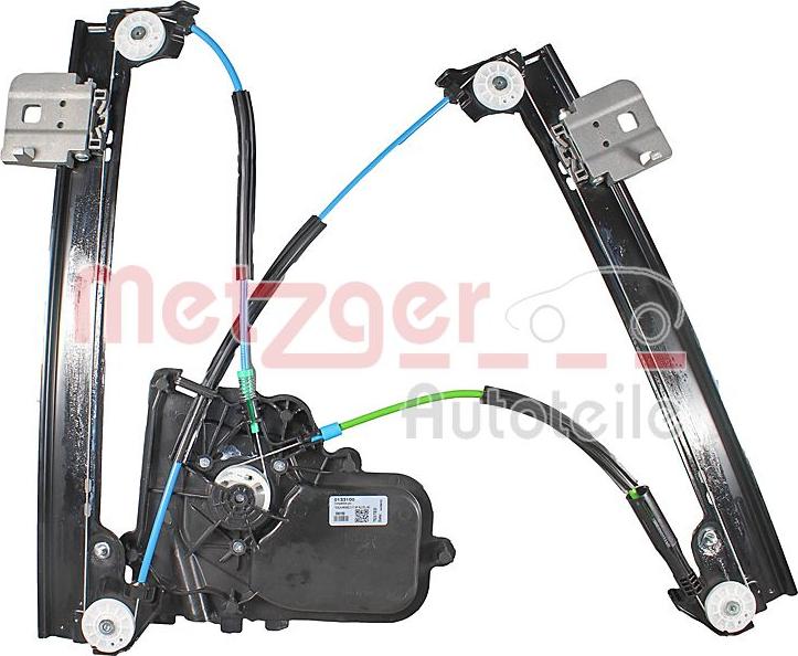 Metzger 2160802 - Стеклоподъемник abcparts.ee