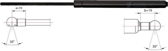 Metzger 2110327 - Газовая пружина, упор abcparts.ee