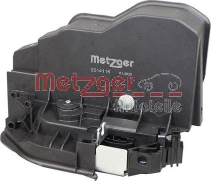 Metzger 2314116 - Замок двери abcparts.ee