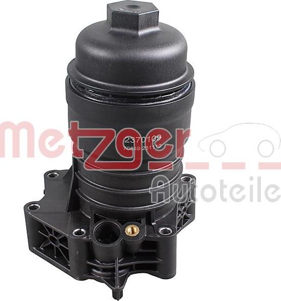 Metzger 2370109 - Корпус, масляный фильтр abcparts.ee