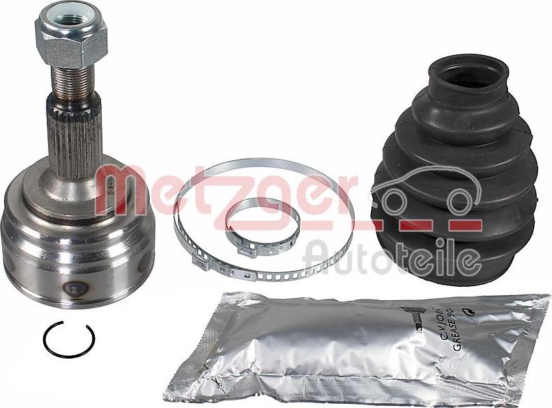 Metzger 7110211 - Комплект ШРУСа, приводной вал, шарнир abcparts.ee