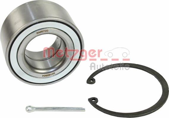Metzger WM 6720 - Комплект подшипника, ступицы колеса abcparts.ee
