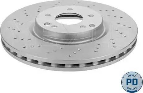 Meyle 015 521 0006/PD - Тормозной диск abcparts.ee