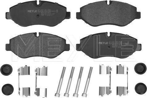 Meyle 025 292 2920 - Тормозные колодки, дисковые, комплект abcparts.ee