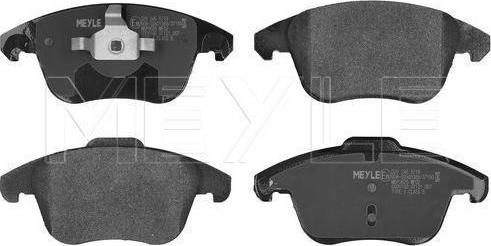 Meyle 025 245 5719 - Тормозные колодки, дисковые, комплект abcparts.ee