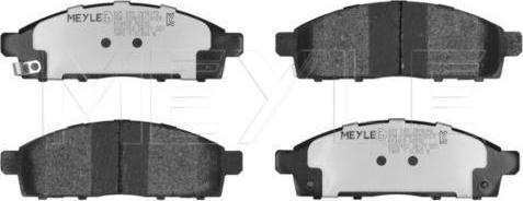 Meyle 025 245 2916/PD - Тормозные колодки, дисковые, комплект abcparts.ee