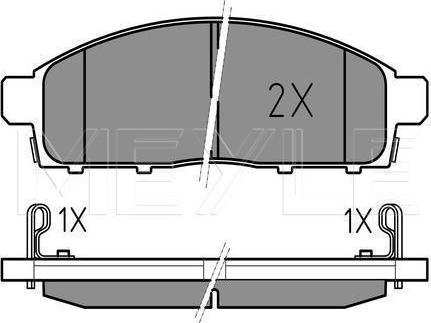 Meyle 025 245 2916/W - Тормозные колодки, дисковые, комплект abcparts.ee