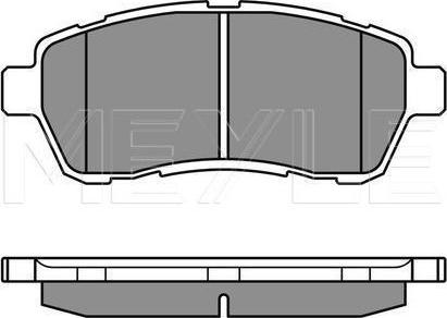 Meyle 025 242 8316/PD - Тормозные колодки, дисковые, комплект abcparts.ee