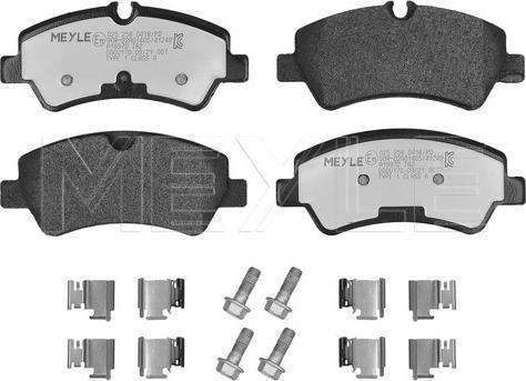 Meyle 025 256 0418/PD - Тормозные колодки, дисковые, комплект abcparts.ee