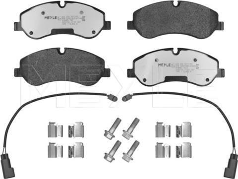 Meyle 025 256 0217/PD - Тормозные колодки, дисковые, комплект abcparts.ee