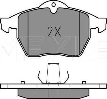 Meyle 025 218 2919 - Тормозные колодки, дисковые, комплект abcparts.ee